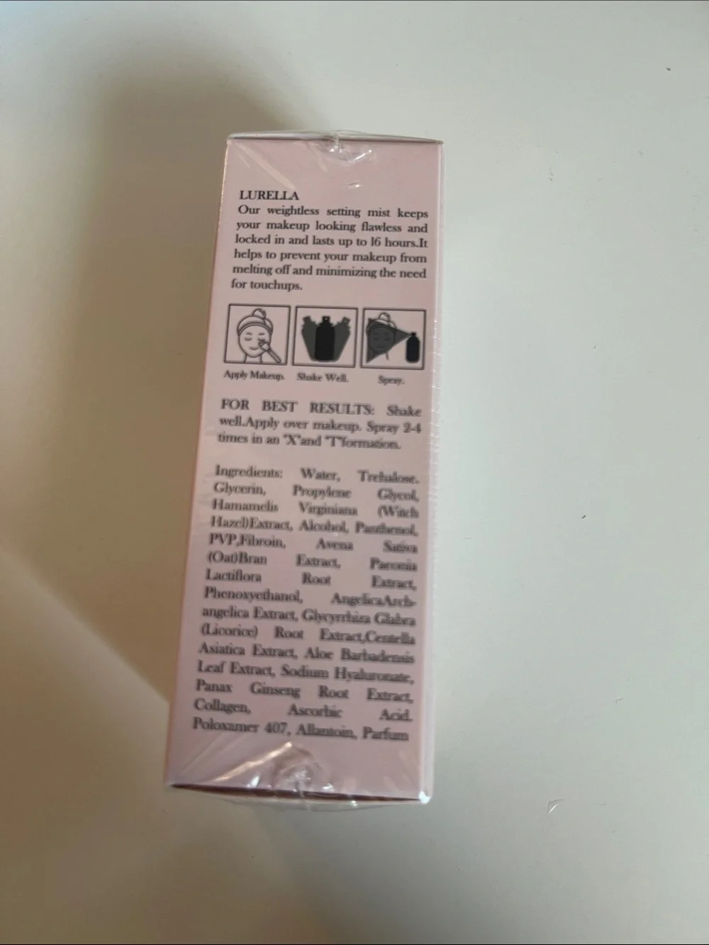 Lurella Matte Setting Mist – Light Pink